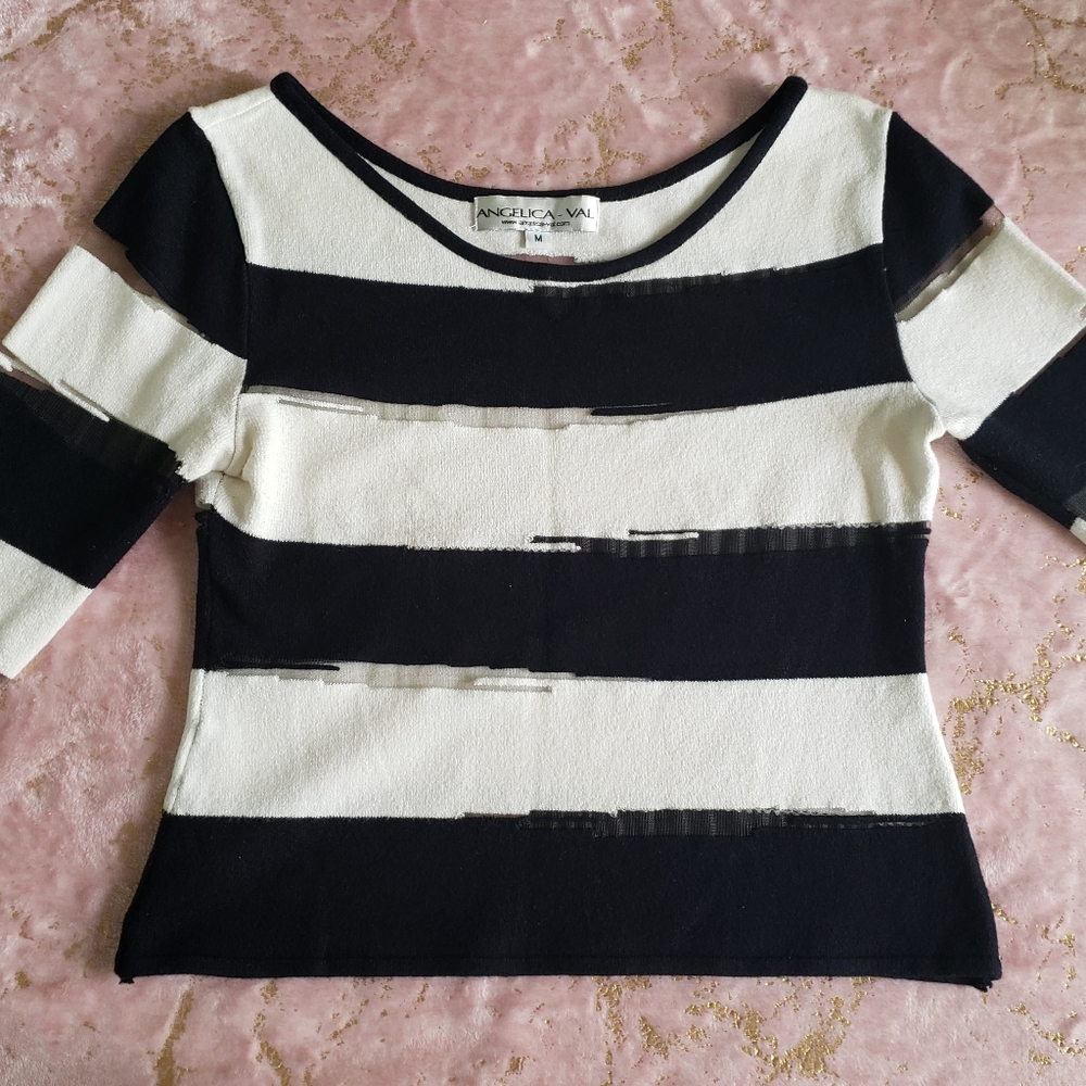 Angelica Val Stripe Blouse - Picture 8 of 14
